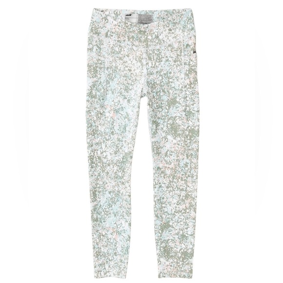 Avia Girls Printed Athletic Leggings with Pockets Green Pink Size Small / 6 - Picture 1 of 7